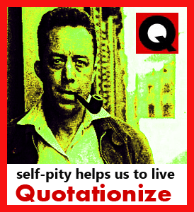 Self-pity Helps Us To Live Albert Camus