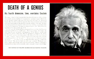 Albert Einstein LIFE Magazine 1955