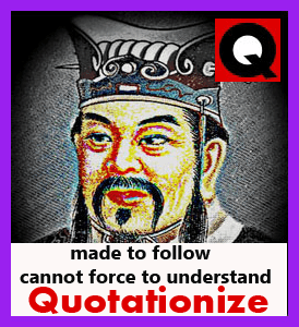 made to follow confucius